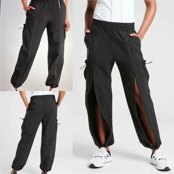 Athleta Pants - Athleta stay fly pant L black